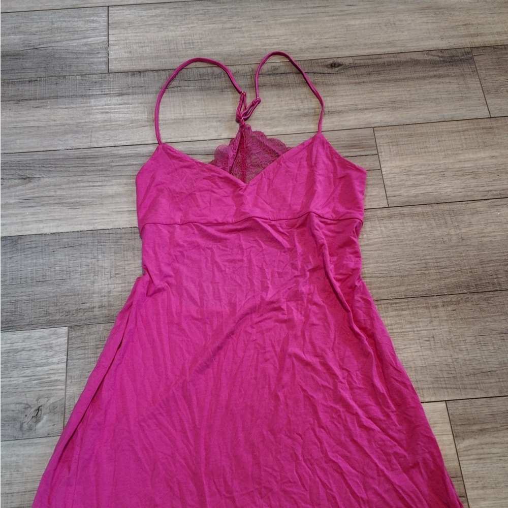 Victoria’s Secret Modal Lace Racerback Mini Slip Size M - Soft Cozy Minimal NWT - Picture 7 of 13